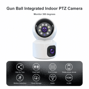 Alternative view of Dual Lens Indoor Electric smart Net Camera